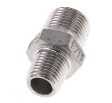 1/4'' NPT x 3/8'' NPT Stainless steel Double Nipple 16 Bar [2 Pieces]