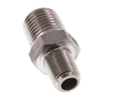 R 1/4'' x R 1/8'' Stainless steel Double Nipple 16 Bar [2 Pieces]