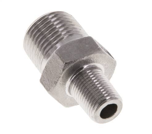 1/8'' NPT x 3/8'' NPT Stainless steel Double Nipple 16 Bar [2 Pieces]
