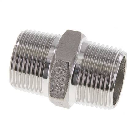3/4'' NPT Acero inoxidable Espiga doble 16 Bar