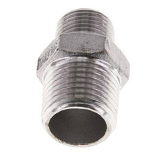 3/8'' NPT x 1/2'' NPT Acero inoxidable Espiga doble 16 Bar