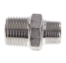 3/8'' NPT x 1/2'' NPT Acero inoxidable Espiga doble 16 Bar