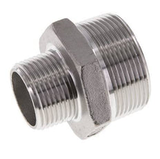 1'' NPT x 1 1/2'' NPT Espiga doble de acero inoxidable 16 Bar