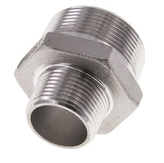 1'' NPT x 1 1/2'' NPT Espiga doble de acero inoxidable 16 Bar