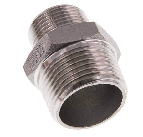 R 1'' x R 3/4'' Acero inoxidable de doble espiga 16 Bar