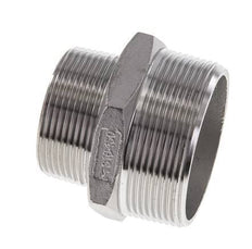 1 1/2'' NPT x 2'' NPT Acero inoxidable Espiga doble 16 Bar
