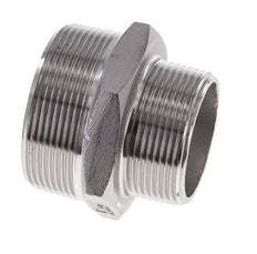 1 1/2'' NPT x 2'' NPT Acero inoxidable Espiga doble 16 Bar