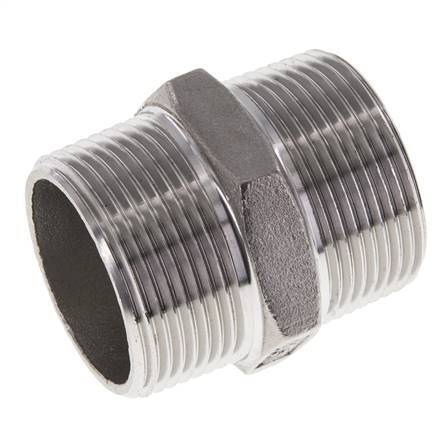 1 1/4'' NPT Acero inoxidable Espiga doble 16 Bar
