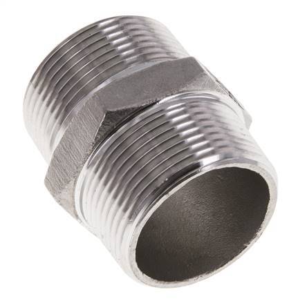 1 1/4'' NPT Acero inoxidable Espiga doble 16 Bar