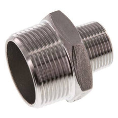 R 1 1/4'' x R 3/4'' Acero inoxidable de doble espiga 16 Bar