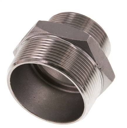 R 2'' x R 1 1/2'' Acero inoxidable de doble espiga 16 Bar