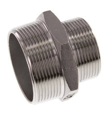 R 2'' x R 1 1/2'' Acero inoxidable de doble espiga 16 Bar