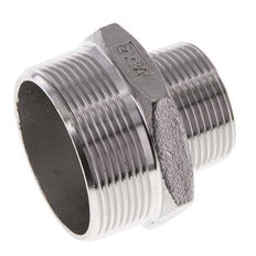 R 2'' x R 1 1/4'' Acero inoxidable de doble espiga 16 Bar