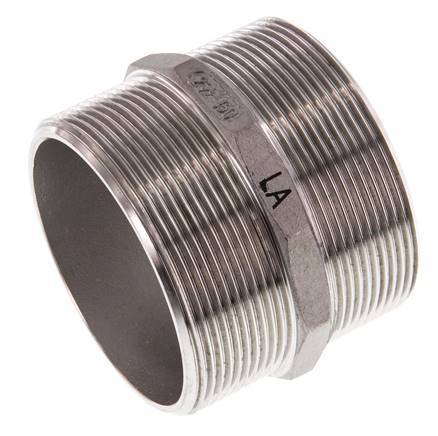 G 2 1/2'' Acero inoxidable de doble espiga 16 Bar