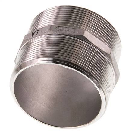 G 2 1/2'' Acero inoxidable de doble espiga 16 Bar