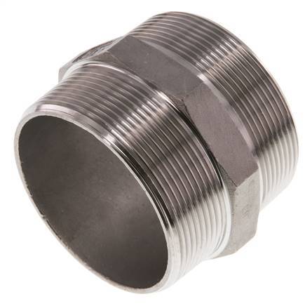 R 2 1/2'' Acero inoxidable de doble espiga 16 Bar