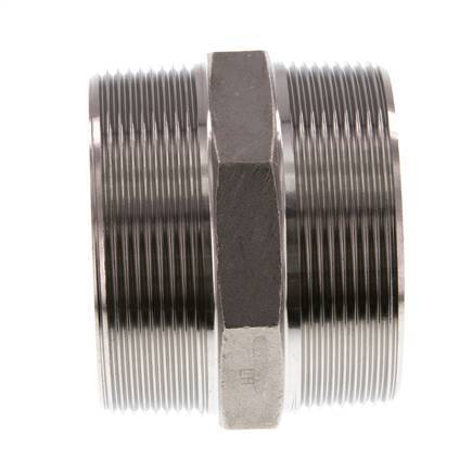 R 2 1/2'' Acero inoxidable de doble espiga 16 Bar