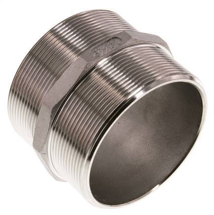 G 3'' Acero inoxidable Doble Boquilla 16 Bar
