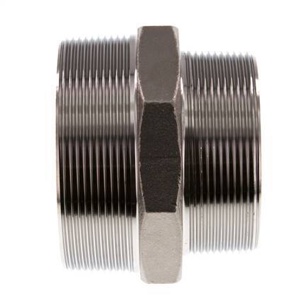 R 3'' x R 2 1/2'' Acero inoxidable de doble espiga 16 barras