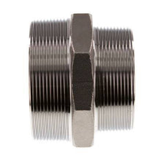 R 3'' x R 2 1/2'' Acero inoxidable de doble espiga 16 barras