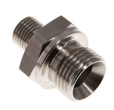 G 1/2'' x G 1/4'' Acero inoxidable doble espiga 400 Bar - Hidráulico