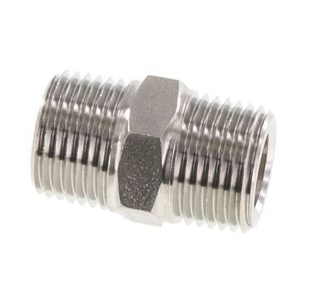 1/2'' NPT Acero inoxidable Espiga doble 210 Bar - Hidráulico