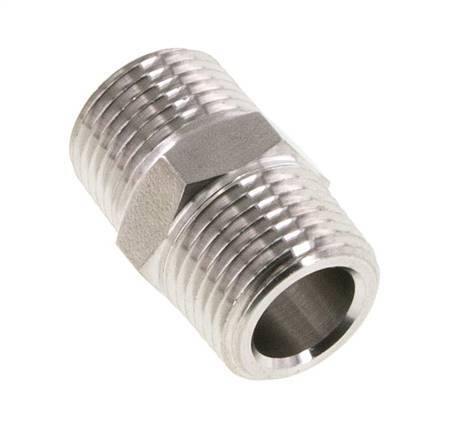 1/2'' NPT Acero inoxidable Espiga doble 210 Bar - Hidráulico
