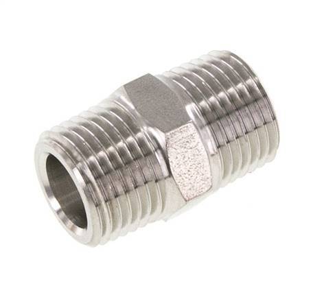 1/2'' NPT Acero inoxidable Espiga doble 210 Bar - Hidráulico