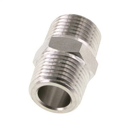 1/2'' NPT Acero inoxidable Espiga doble 210 Bar - Hidráulico