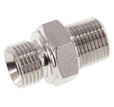 1/2'' NPT x G 1/2'' Acero inoxidable Espiga doble 40 Bar - Hidráulico
