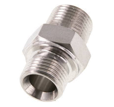 1/2'' NPT x G 1/2'' Acero inoxidable Espiga doble 40 Bar - Hidráulico