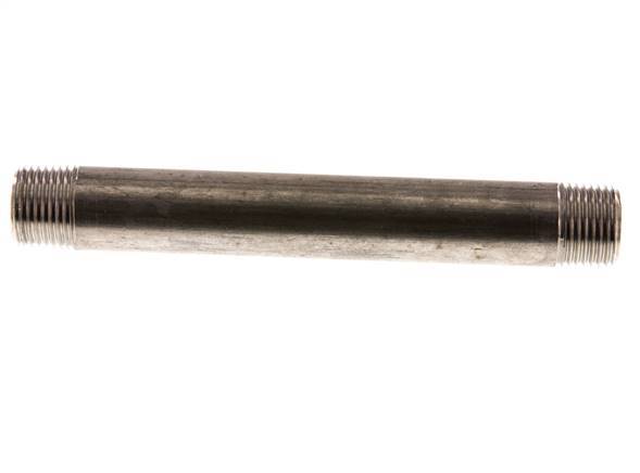 R 1/2'' Stainless steel Double Pipe Nipple 20 Bar DIN 2982 - 150mm