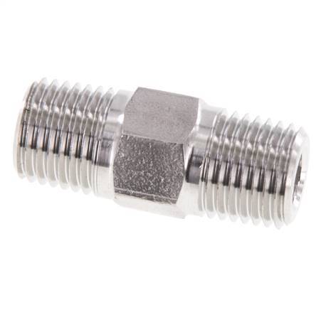 1/4'' NPT Acero inoxidable Espiga doble 275 Barra - Hidráulico