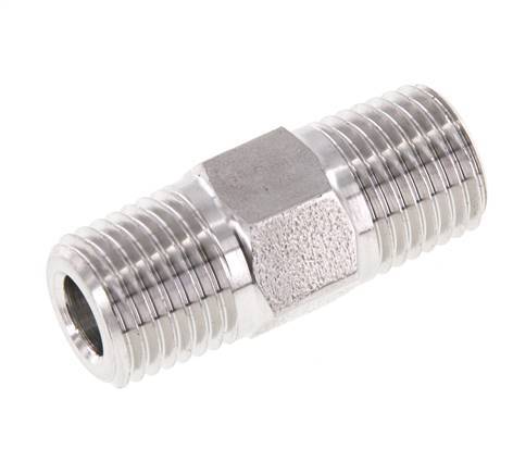 1/4'' NPT Acero inoxidable Espiga doble 275 Barra - Hidráulico