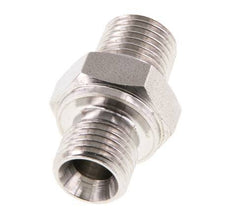 1/4'' NPT x G 1/4'' Acero inoxidable Racor doble 40 Bar - Hidráulico