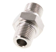 1/4'' NPT x G 1/4'' Acero inoxidable Racor doble 40 Bar - Hidráulico