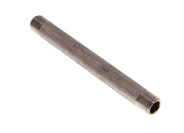 R 1/4'' Stainless steel Double Pipe Nipple 20 Bar DIN 2982 - 120mm