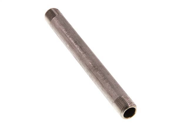 R 1/4'' Stainless steel Double Pipe Nipple 20 Bar DIN 2982 - 120mm
