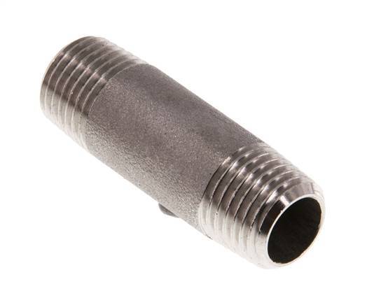 R 1/4'' Stainless steel Double Pipe Nipple 20 Bar DIN 2982 - 40mm
