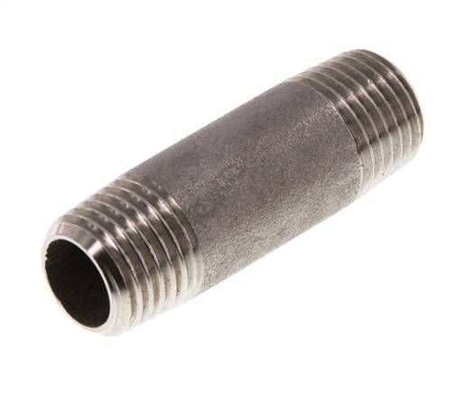 R 1/4'' Stainless steel Double Pipe Nipple 20 Bar DIN 2982 - 40mm