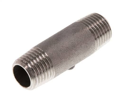 R 1/4'' Stainless steel Double Pipe Nipple 20 Bar DIN 2982 - 40mm