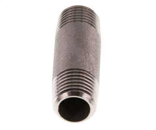 R 1/4'' Stainless steel Double Pipe Nipple 20 Bar DIN 2982 - 40mm