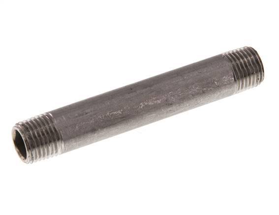 R 1/4'' Stainless steel Double Pipe Nipple 20 Bar DIN 2982 - 80mm