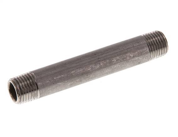 R 1/4'' Stainless steel Double Pipe Nipple 20 Bar DIN 2982 - 80mm