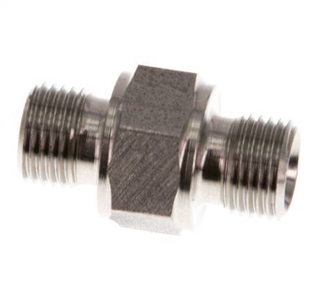 G 1/8'' Acero inoxidable Doble Espiga 400 Bar - Hidráulico