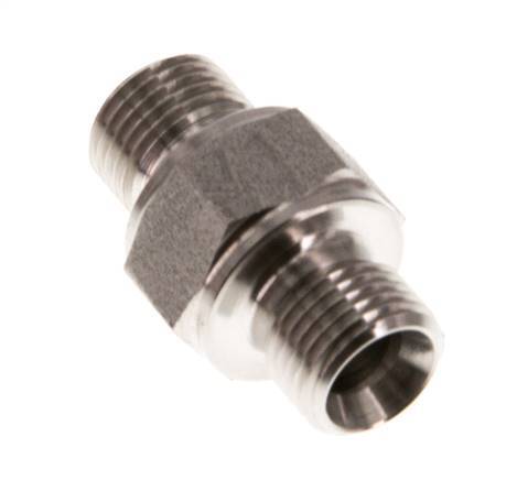 G 1/8'' Acero inoxidable Doble Espiga 400 Bar - Hidráulico