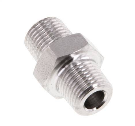 1/8'' NPT Barra de acero inoxidable de doble boquilla 345 - Hidráulica