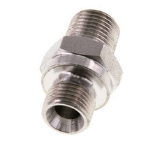 1/8'' NPT x G 1/8'' Acero inoxidable Espiga doble 40 Bar - Hidráulico