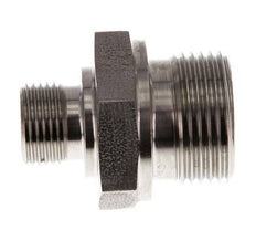 G 3/4'' x G 3/8'' Acero inoxidable doble espiga 400 Bar - Hidráulico
