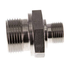 G 3/4'' x G 3/8'' Acero inoxidable doble espiga 400 Bar - Hidráulico